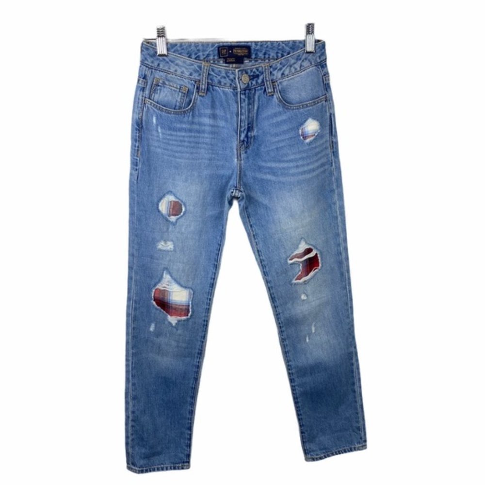 GAP x Pendleton Destroyed Girlfriend Jeans | 3 YRS
